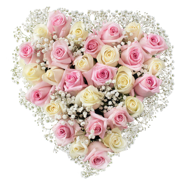 Heart Shaped Flower Tribute